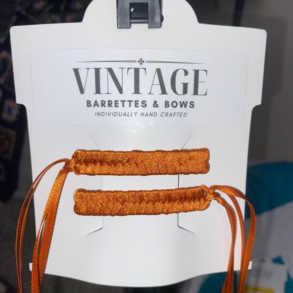 🎅🏻 BOGO!!!! 2 For 1 Thru 12-19 Braided Barrettes Handmade 80s Vintage Retro - Picture 9 of 13